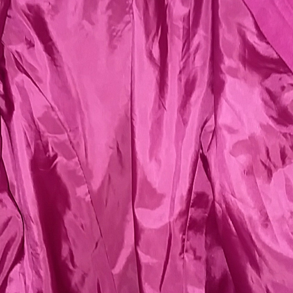 Fall/Spring magenta melton jacket - Picture 3 of 5
